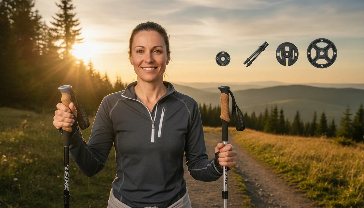 Bâtons de randonnée, marche nordique ou trail : les différences - Image de couverture
