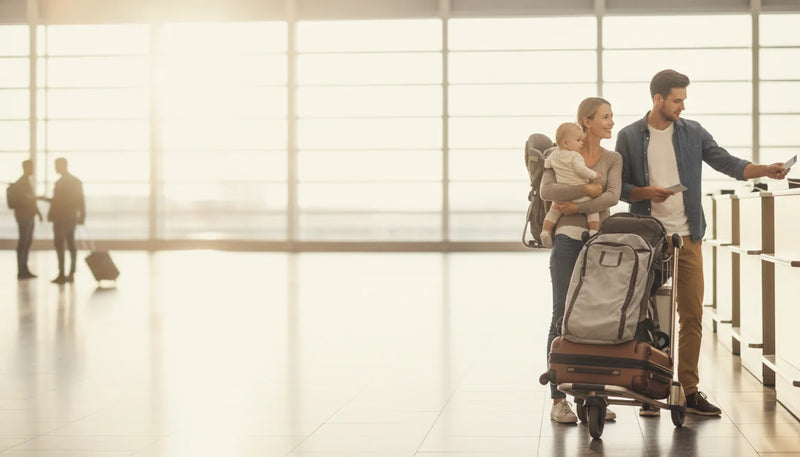 Porte-bébé de randonnée en avion : bagage cabine ou soute ? - Image de couverture