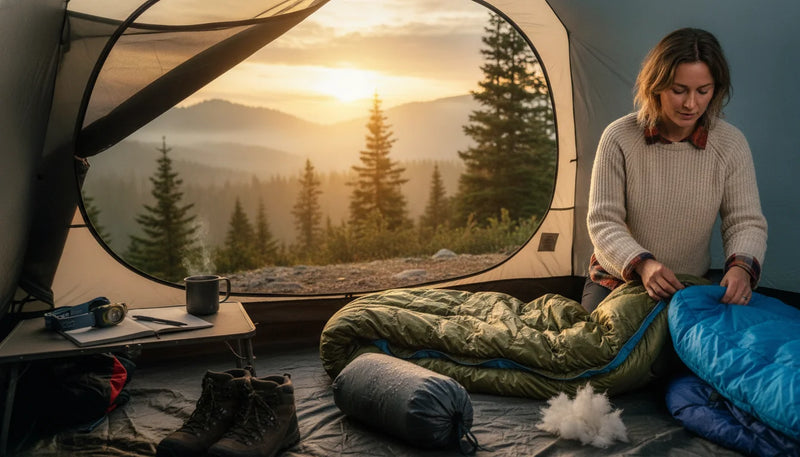 Quel sac de couchage choisir ? Températures, duvet ou synthétique - Image de couverture
