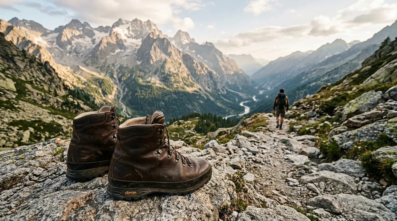 Bannière Bottes Randonnée Cuir