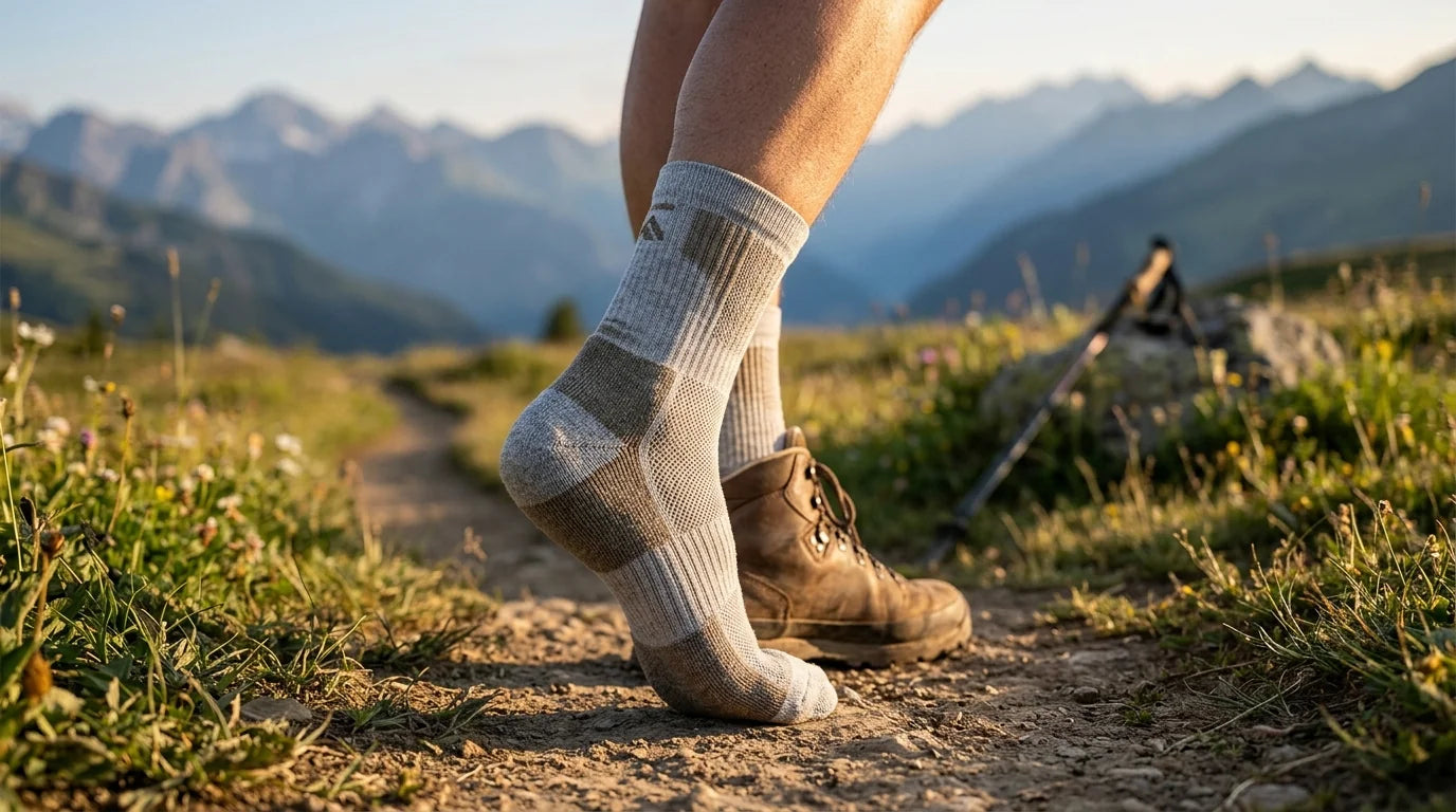 Banner Chaussette Randonnée Été