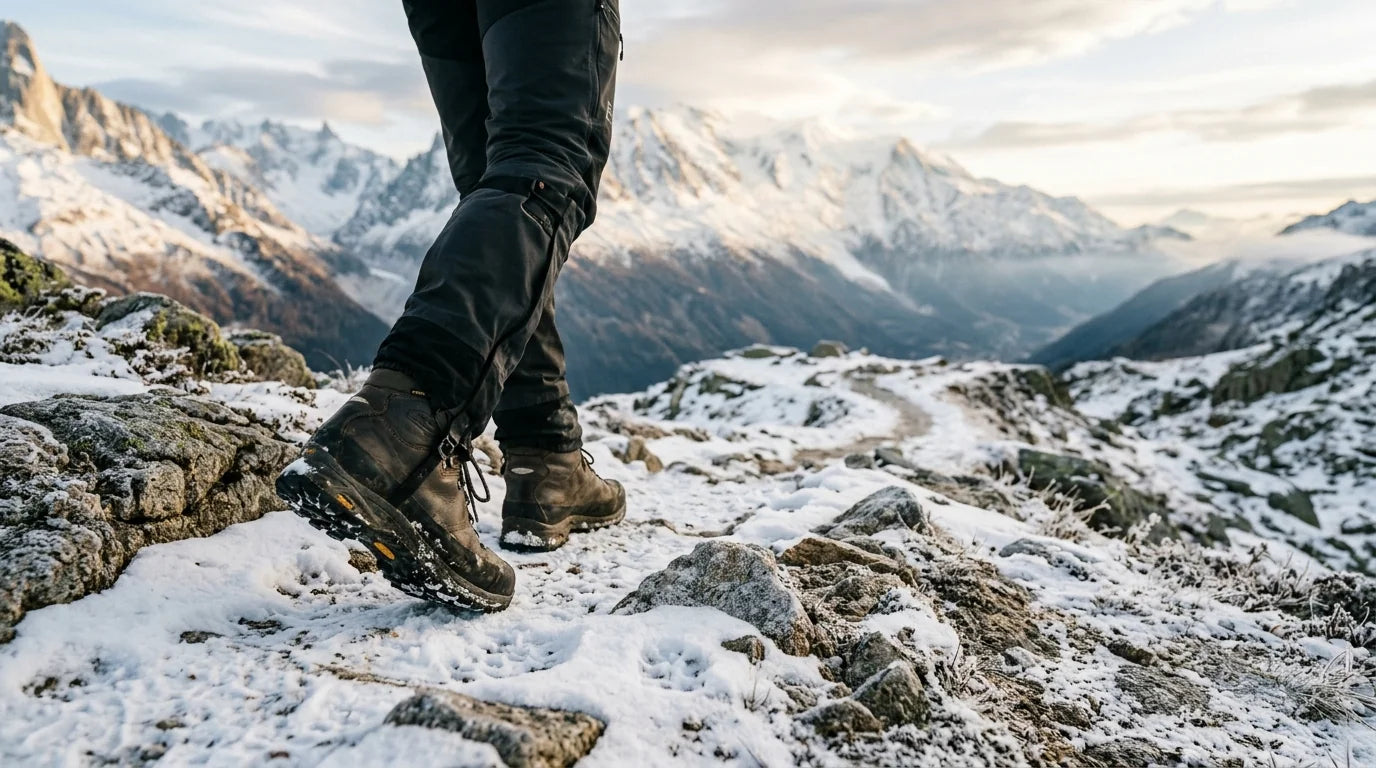 Bannière Chaussure Randonnée Hiver