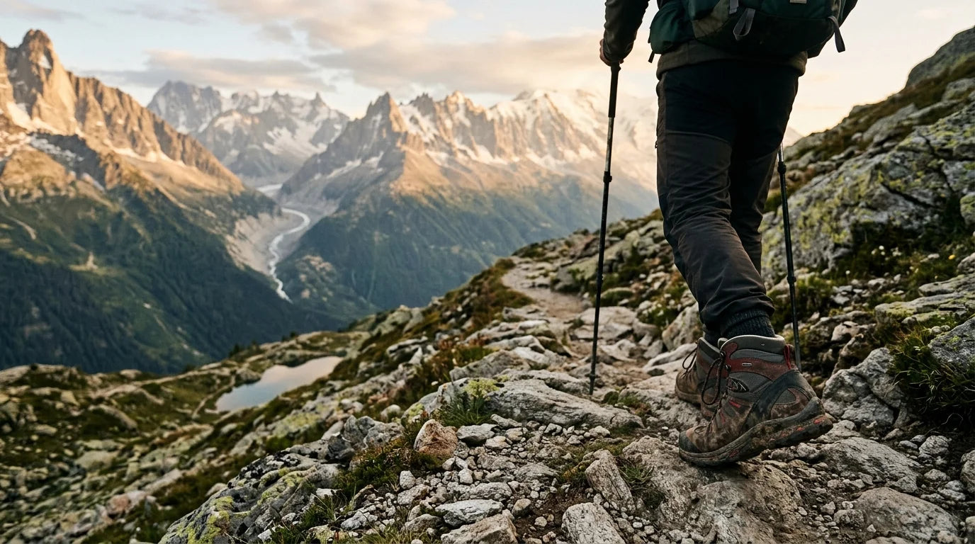 Bannière Chaussure Randonnée Montagne Homme