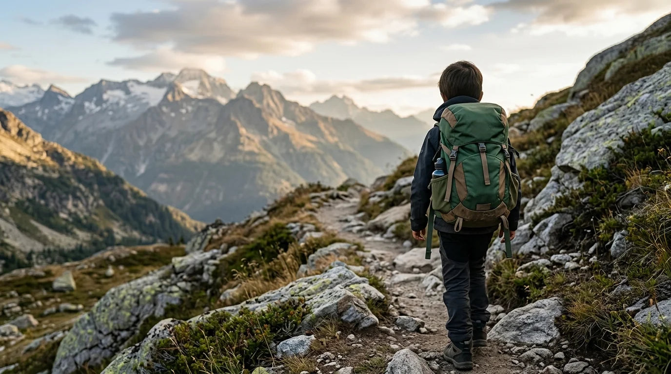 Bannière Sac à dos de randonnée enfant