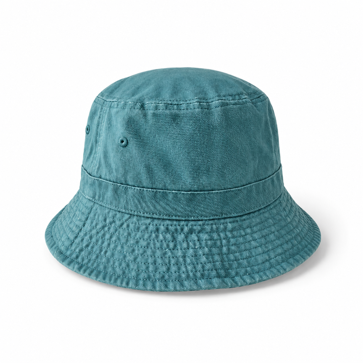 Chapeau randonnée pliable bleu – packshot