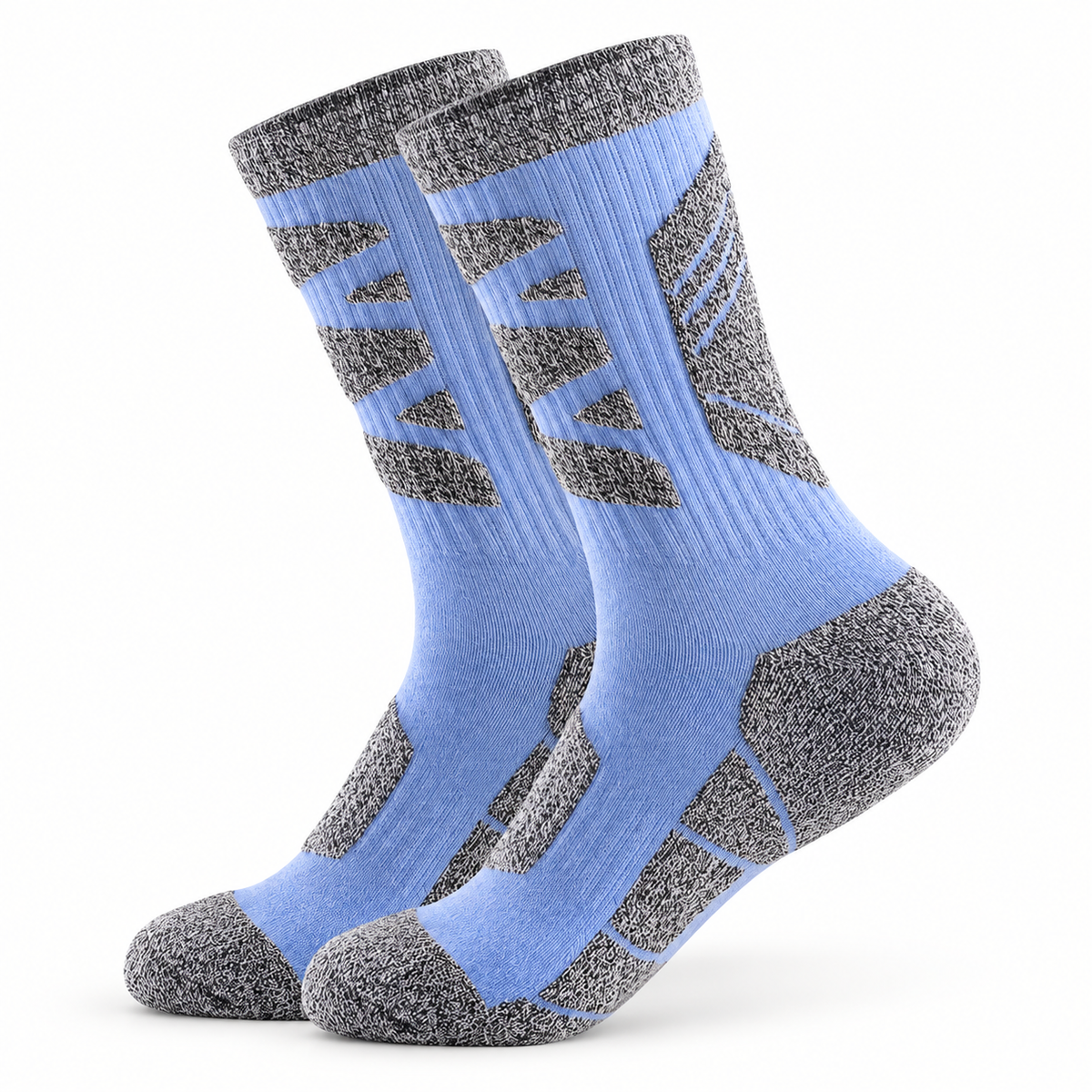 Chaussettes randonnée hiver homme bleu – packshot