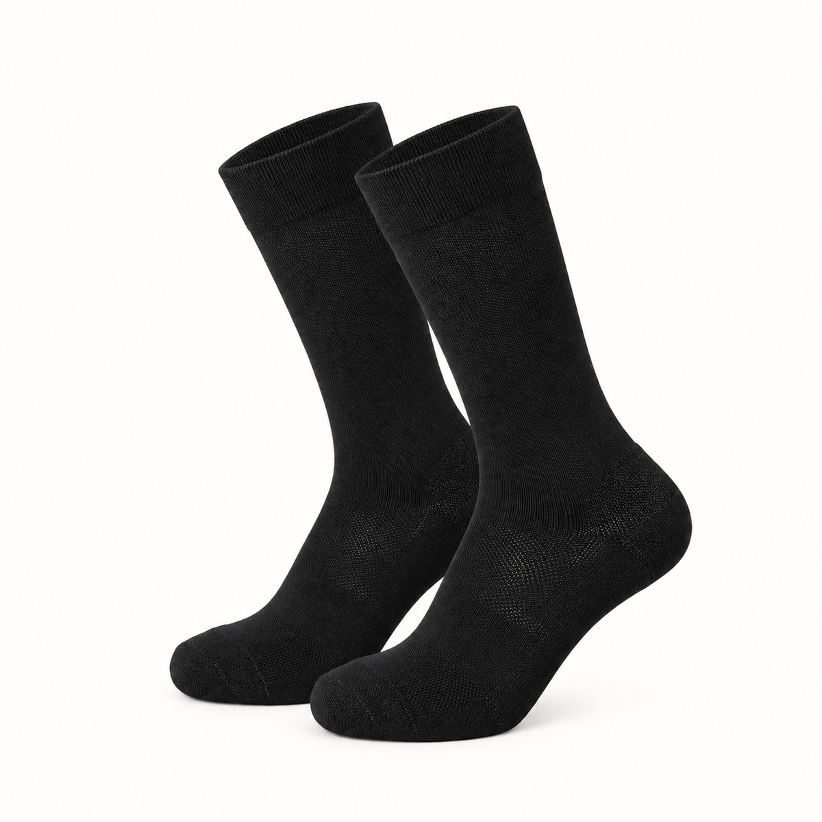 Chaussettes mi-hautes de randonnée noir – packshot