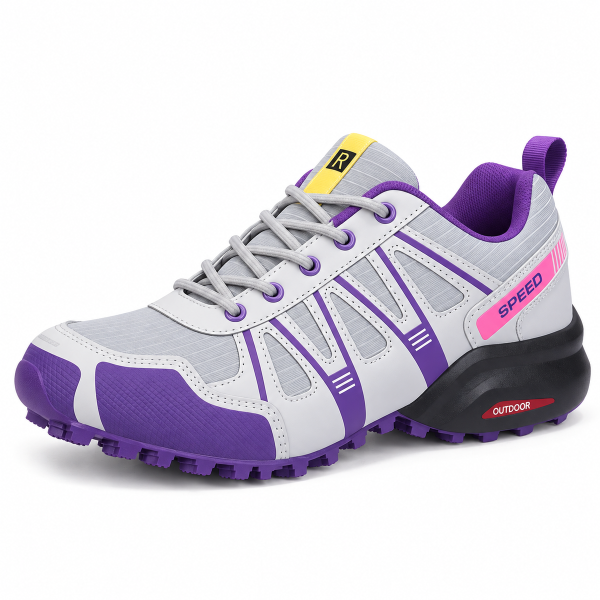 01 chaussure randonnee femme legere gris violet packshot