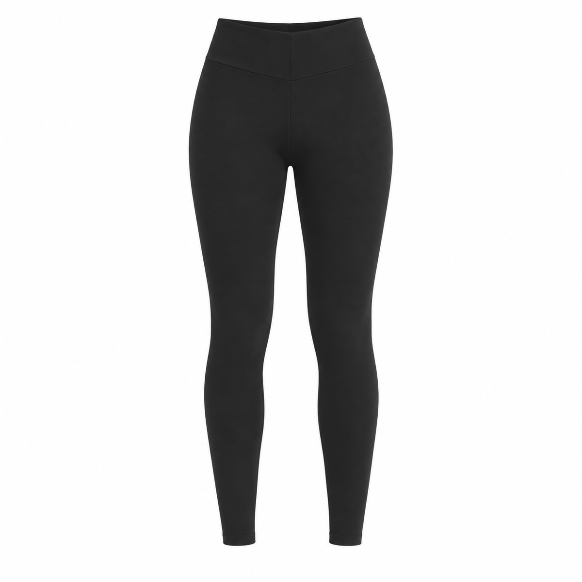 Legging pantalon noir taille haute – packshot face