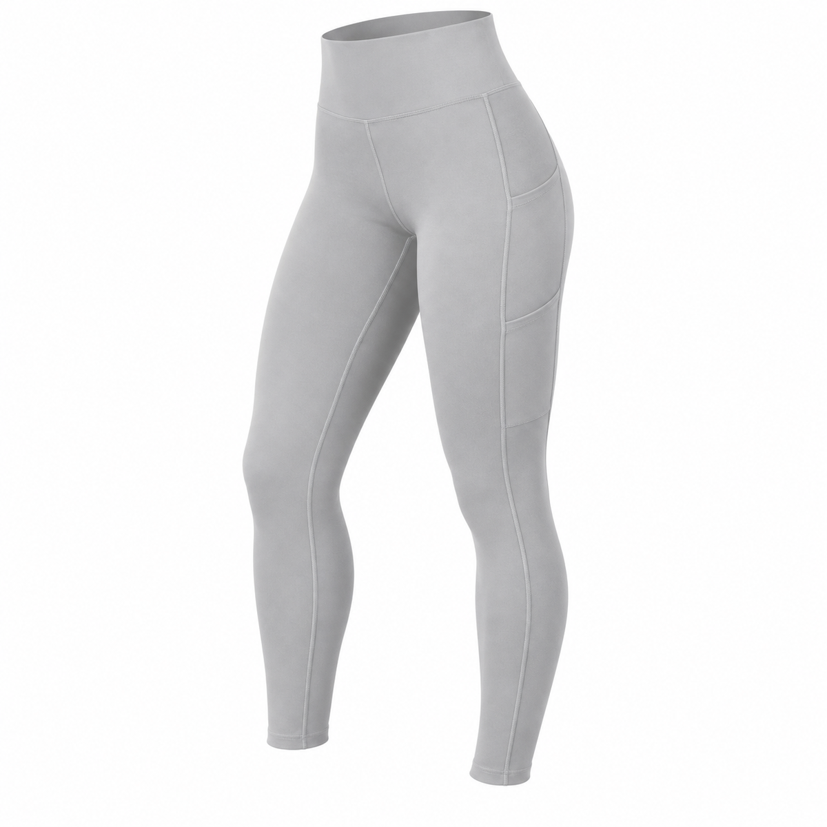 01 legging serre taille gris packshot