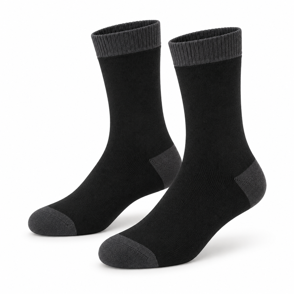 Chaussettes Randonnée Noires — Noir — Packshot Variante Principale