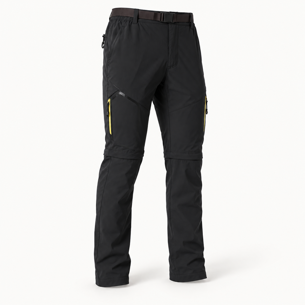Pantalon coupe vent randonnée noir – packshot