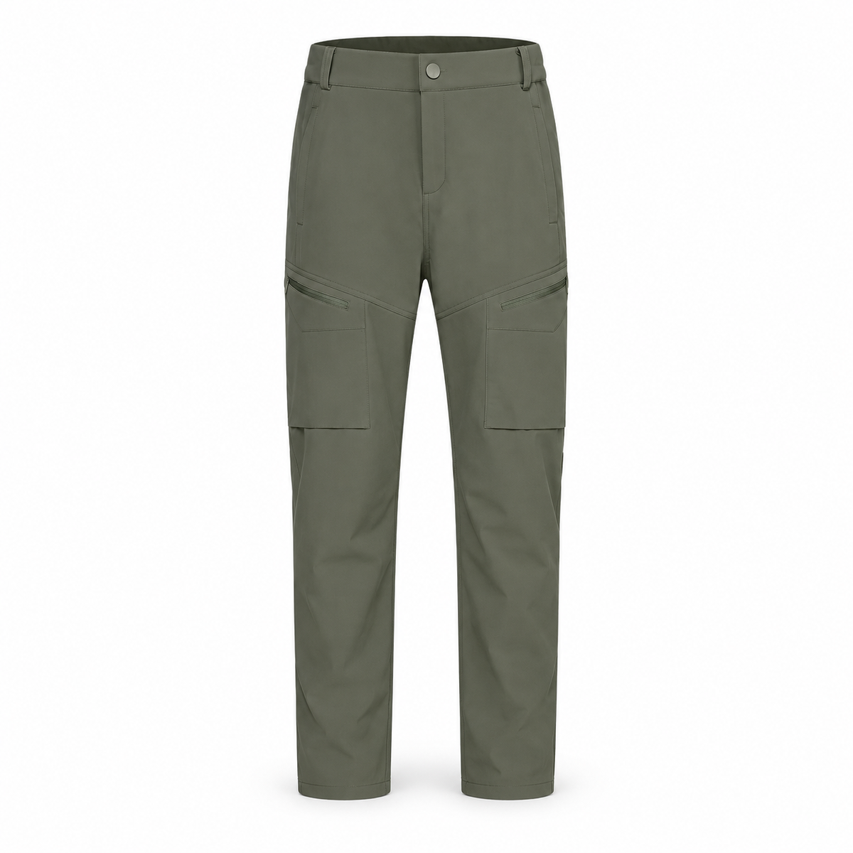 Pantalon randonnée anti moustique vert — packshot frontal