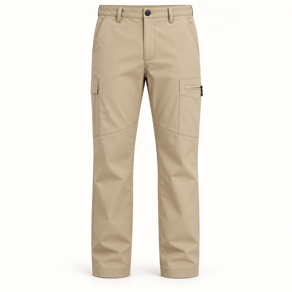 Pantalon randonnée beige kaki — packshot frontal