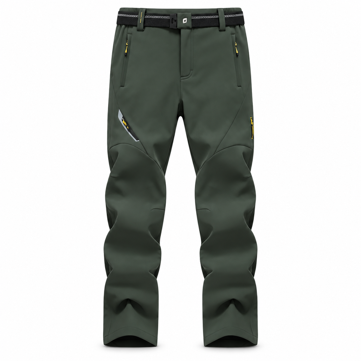 Pantalon randonnée neige homme vert foncé — packshot frontal