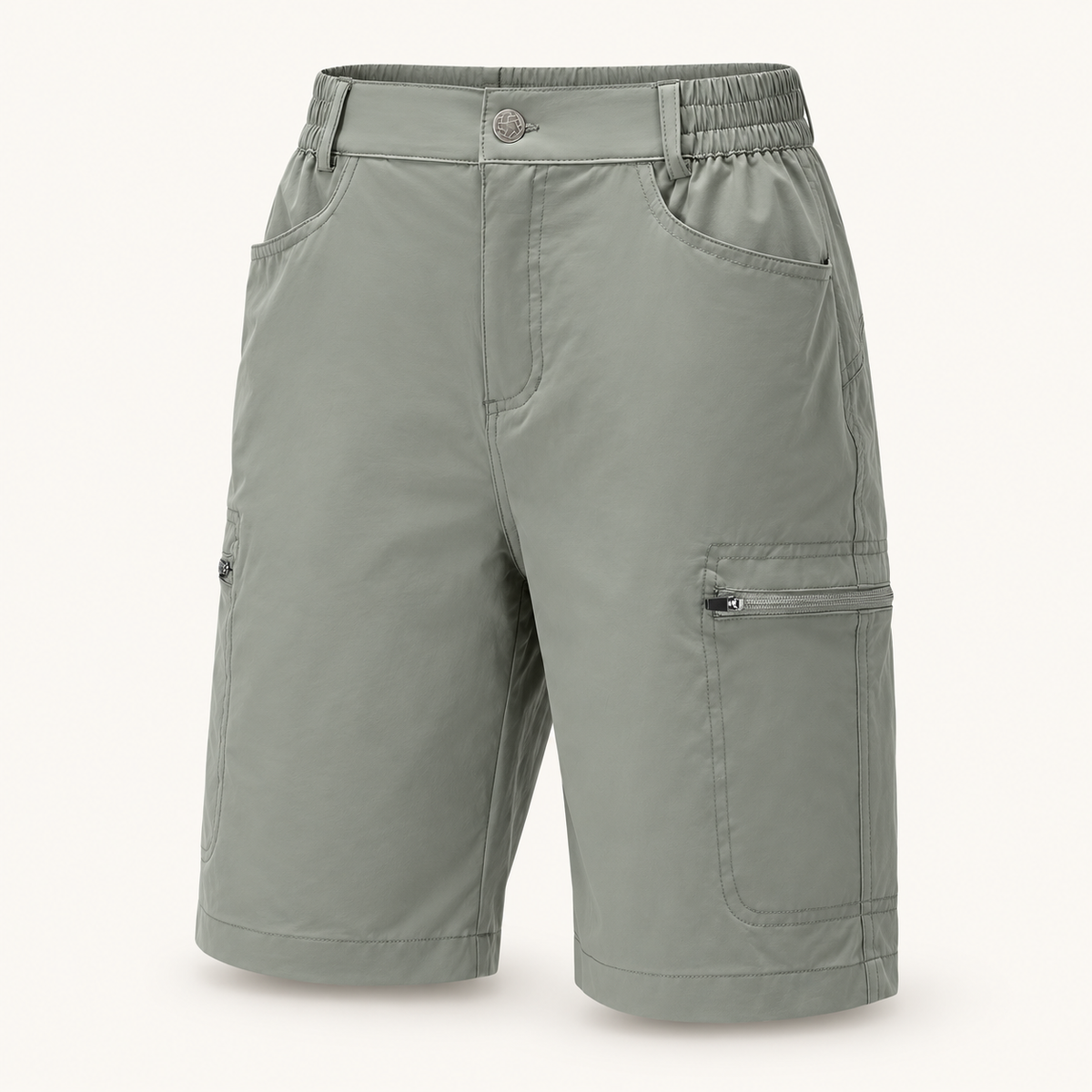 01 short avec poche randonnee vert clair packshot