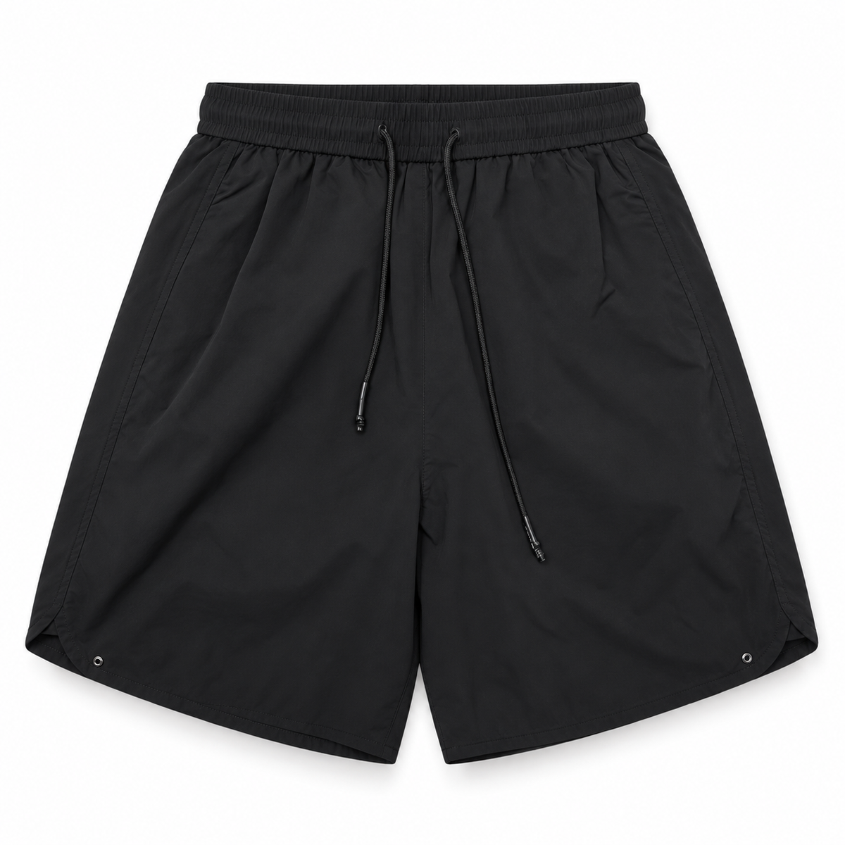 Short de randonnée homme imperméable noir – packshot face