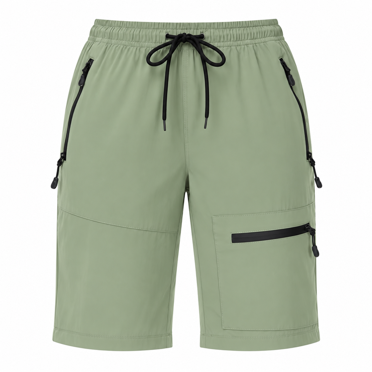 01 short randonnee elastane vert packshot