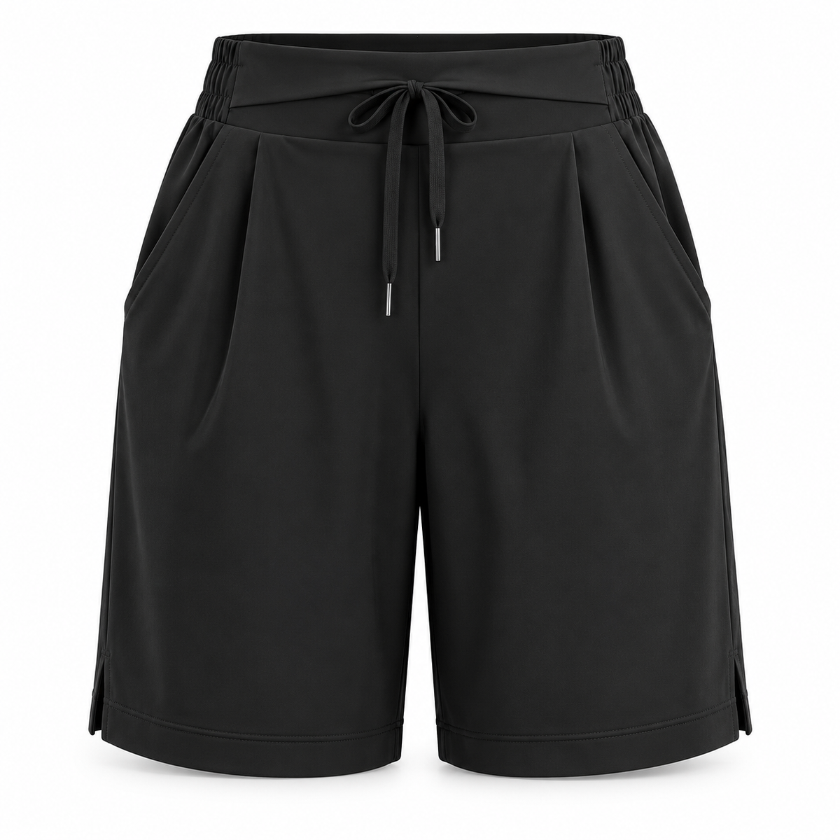 Short safari femme noir – packshot de face