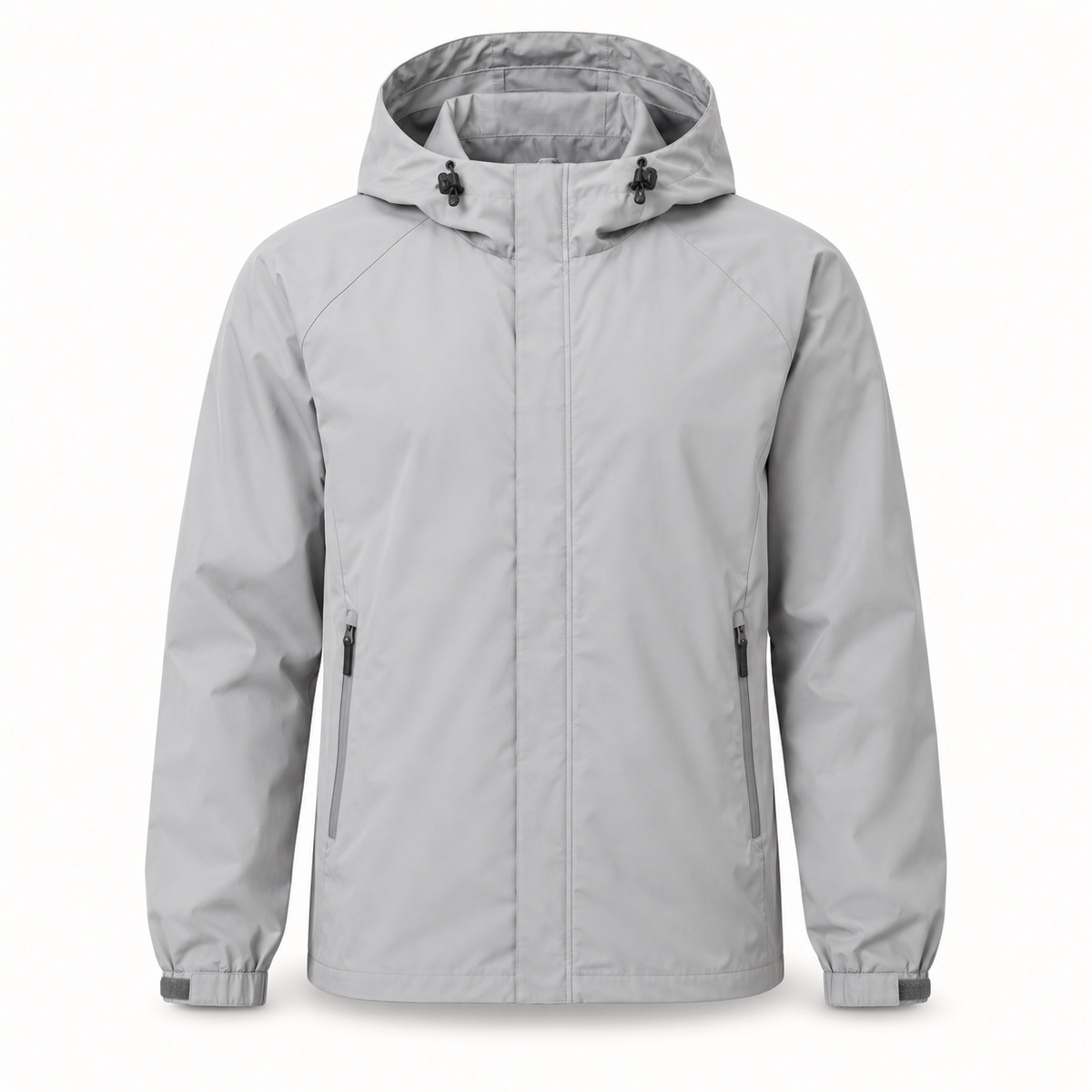 Veste légère randonnée homme grise – vue de face