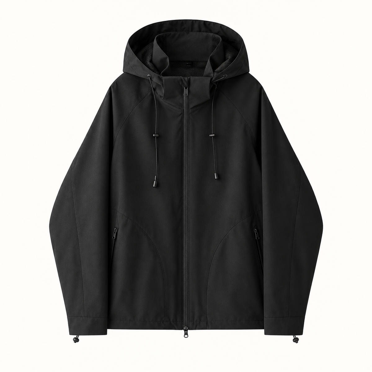 Veste mi saison randonnée femme noire – vue de face