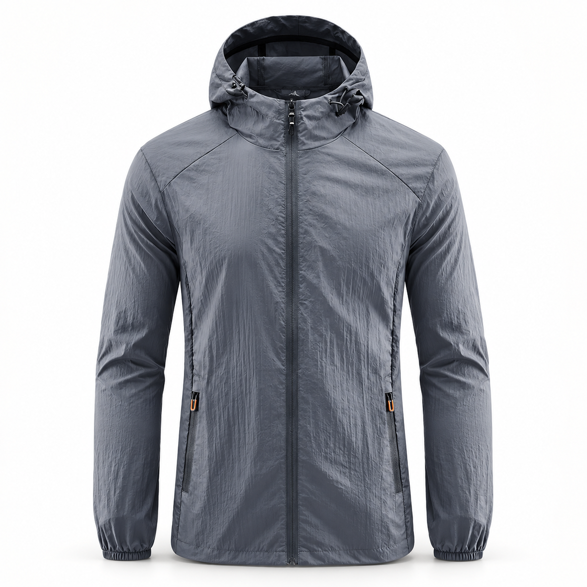 Veste pluie randonnée été homme Slategray – vue de face
