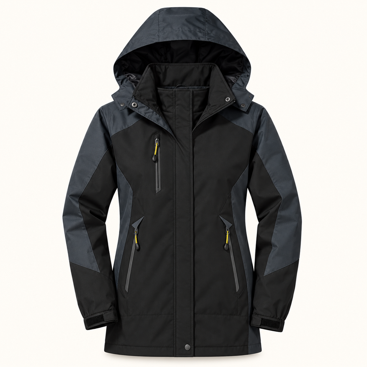 Veste randonnée neige femme noire – vue de face