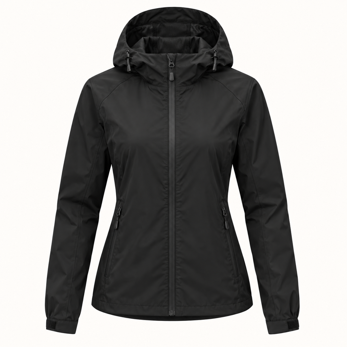 Veste randonnée respirante femme noire – vue de face