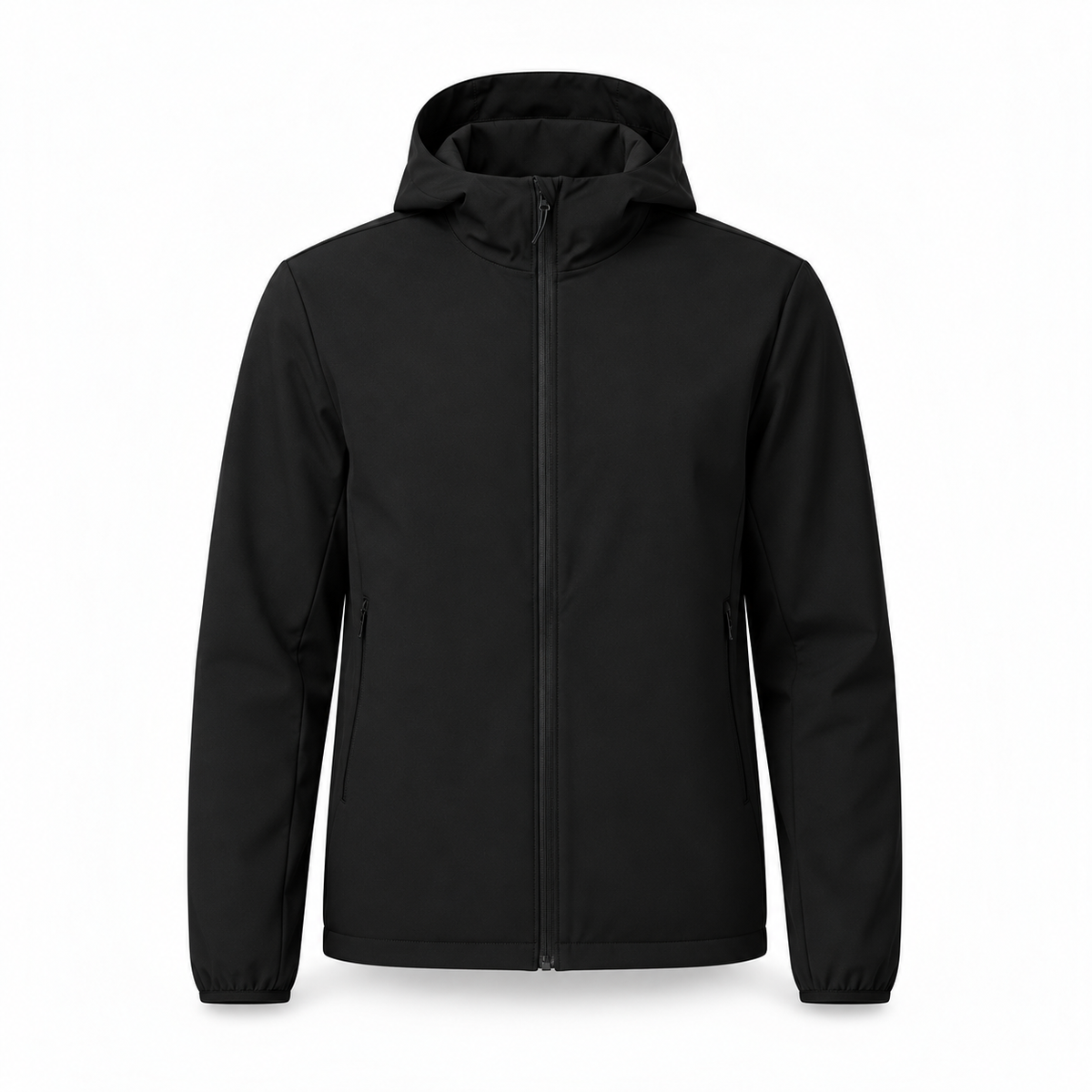 Veste softshell imperméable homme noire – vue de face