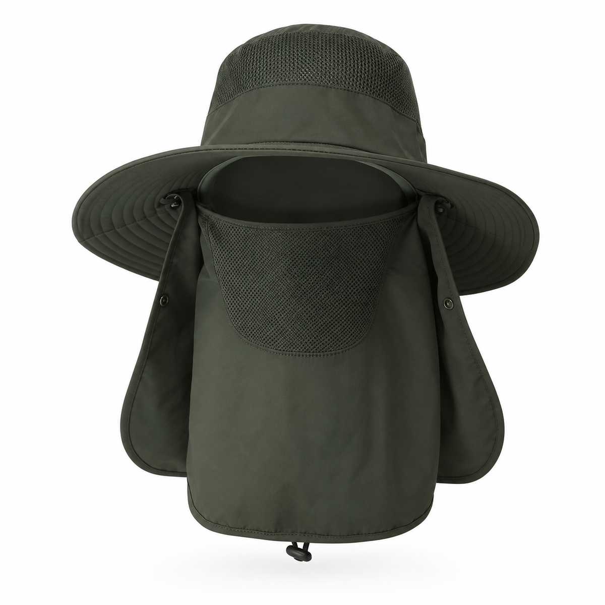 Chapeau randonnée vert foncé – packshot