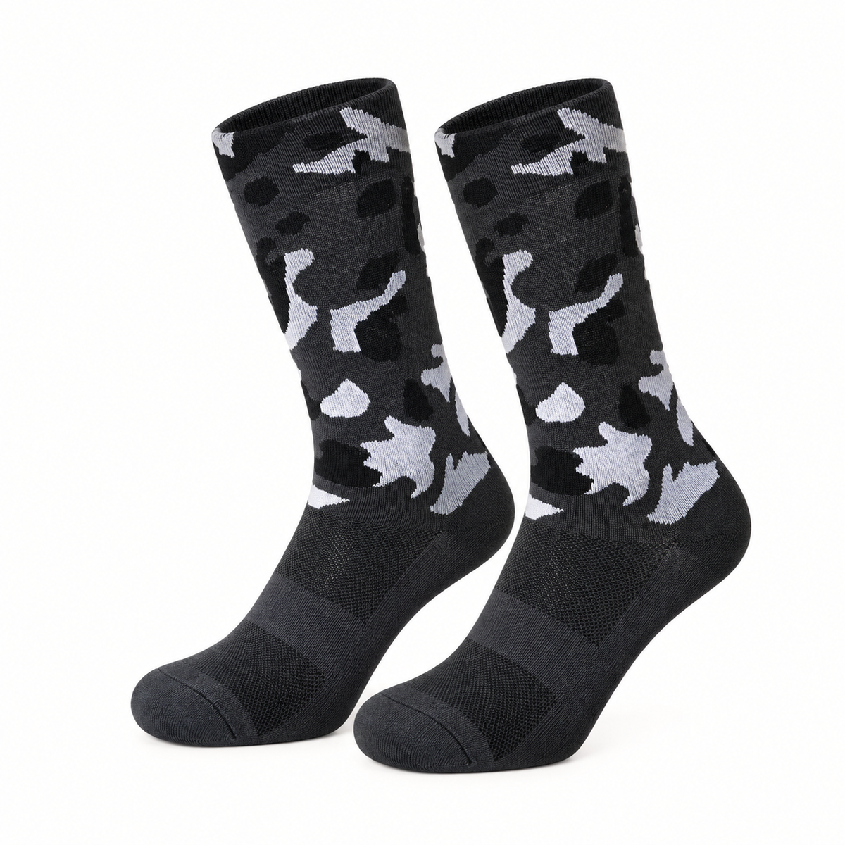 Chaussettes mi-hautes de randonnée gris – packshot