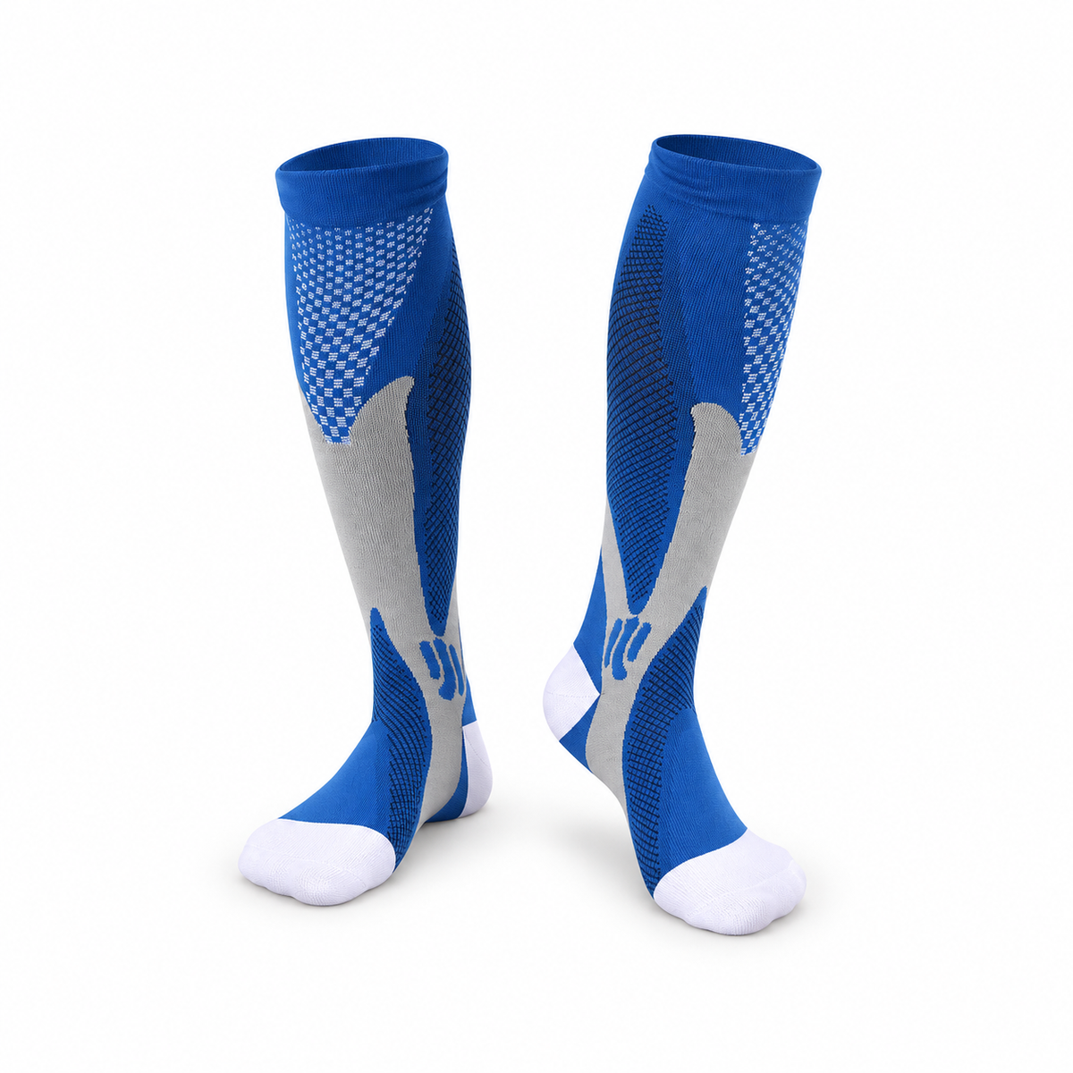 Chaussettes de randonnée adulte bleu – packshot