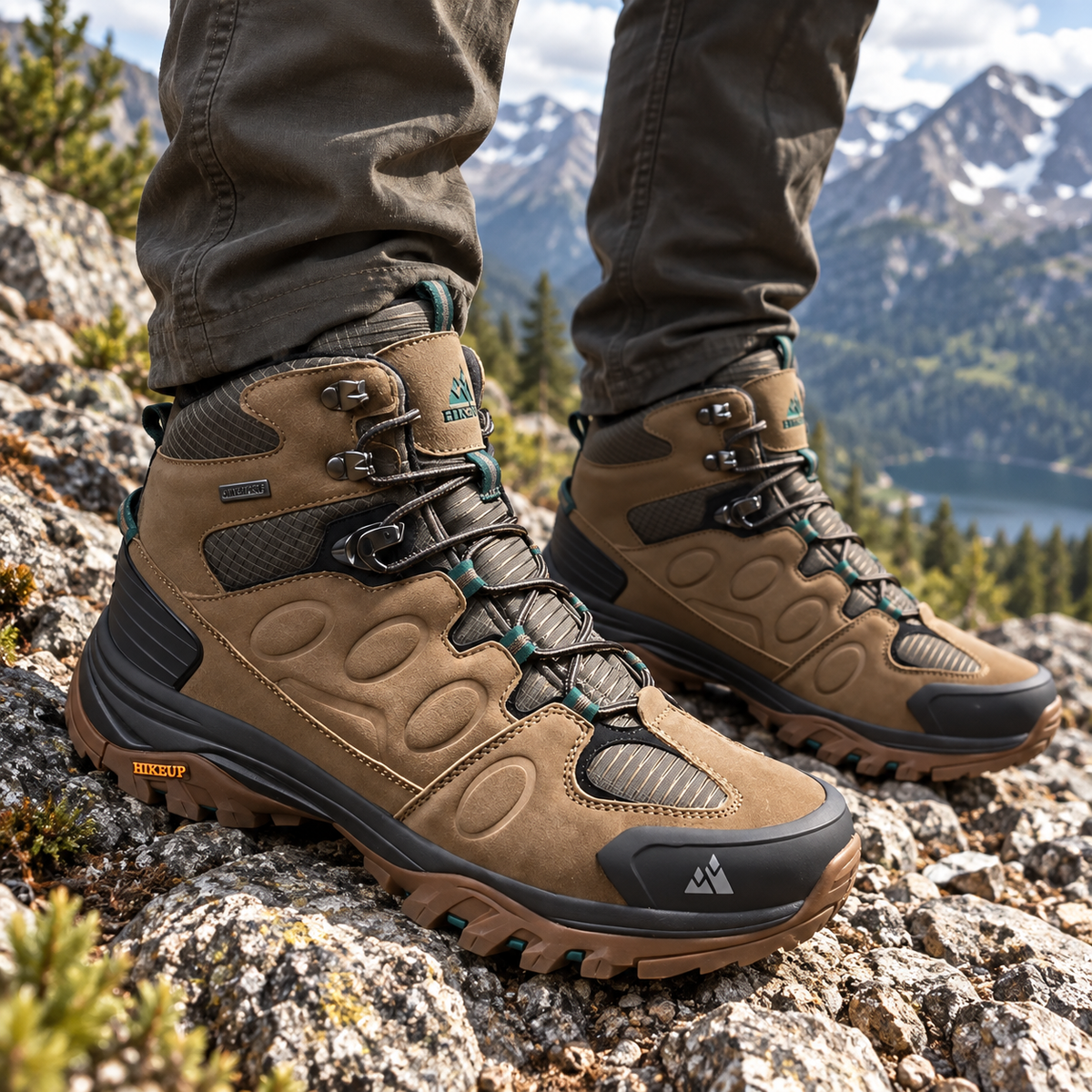 02 chaussure randonnee homme montante portee sentier