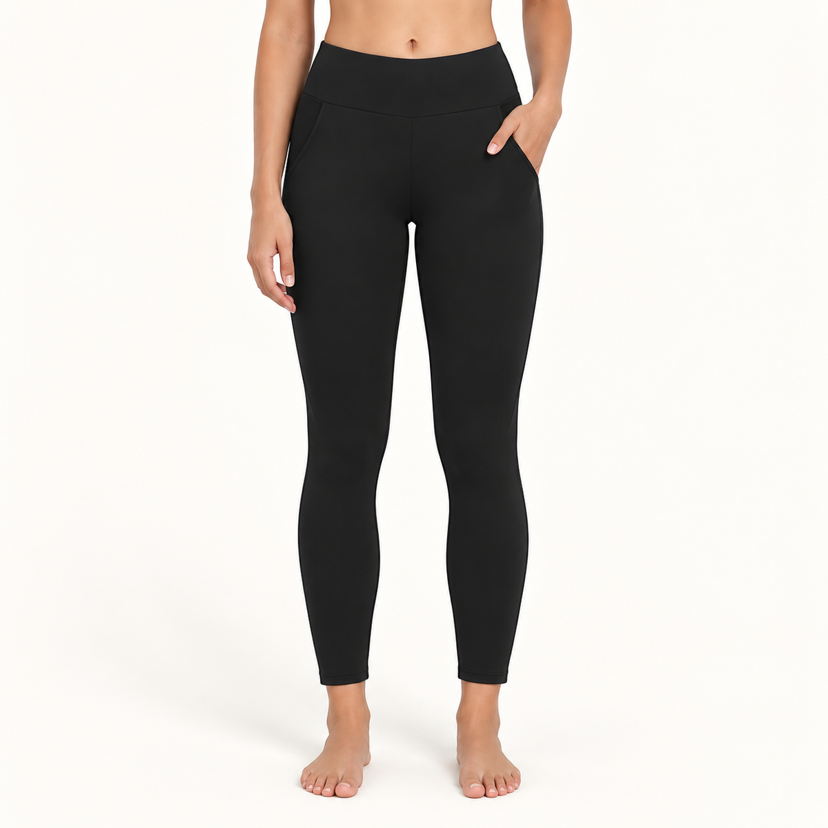02 legging double polaire femme randonnee porte face