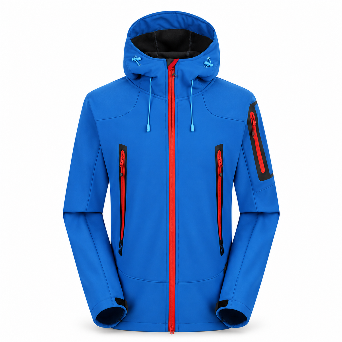 Veste coupe vent imperméable homme randonnée – coupe de face