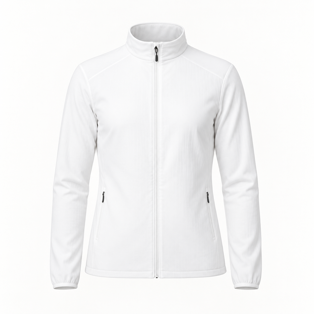 Veste marche nordique blanche – coupe de face