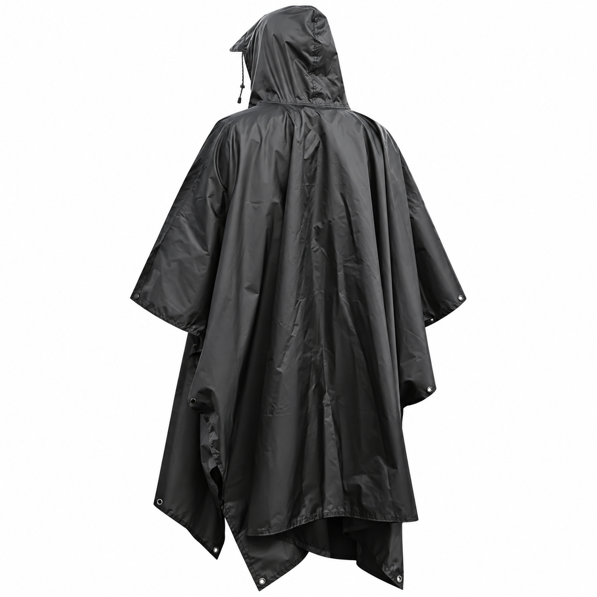 Veste de pluie longue homme vue arrière