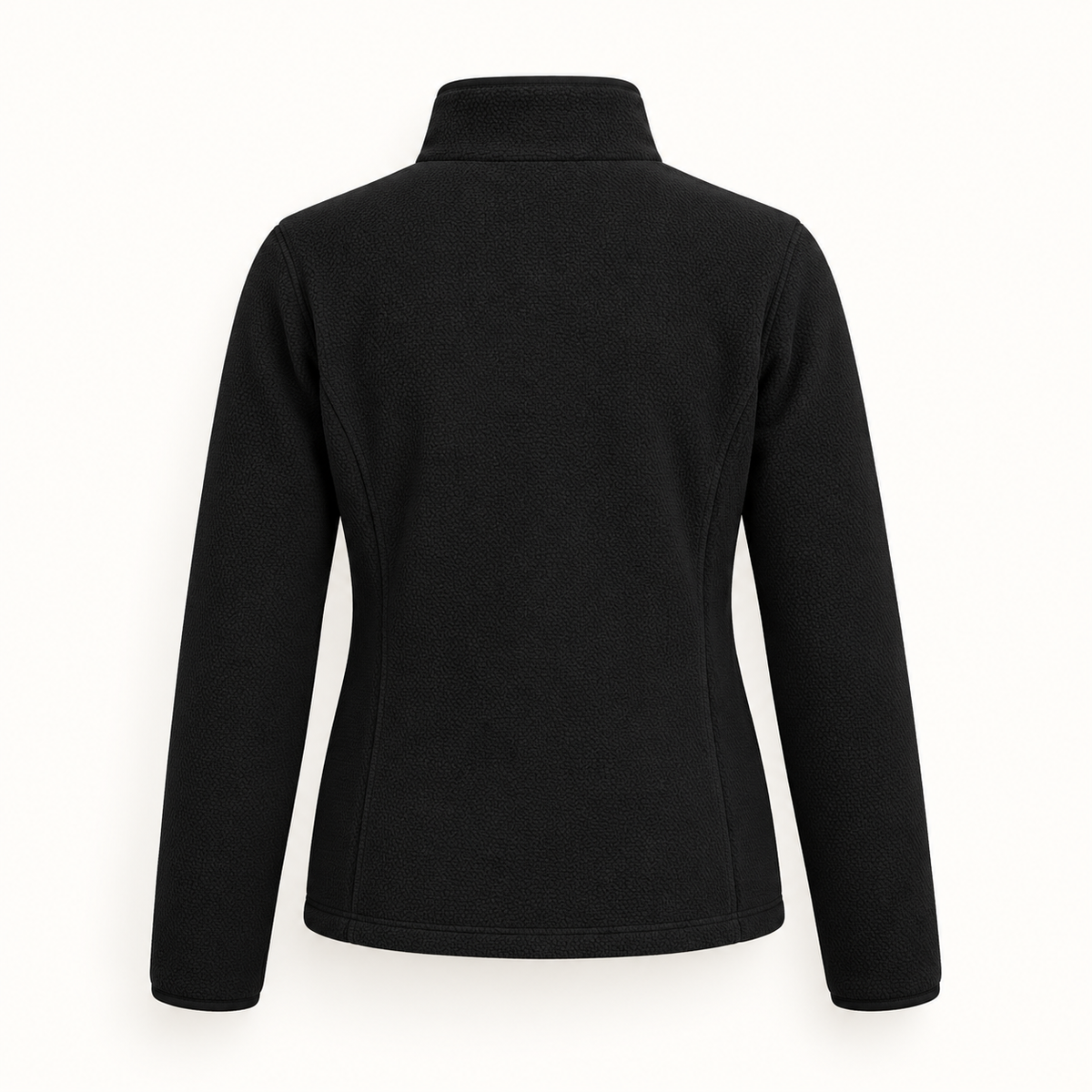 Veste polaire randonnée femme noire – vue de dos
