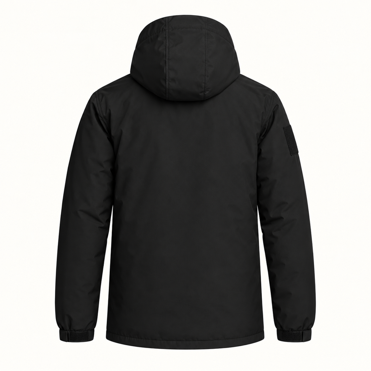 Veste randonnée hiver homme noire – vue de dos