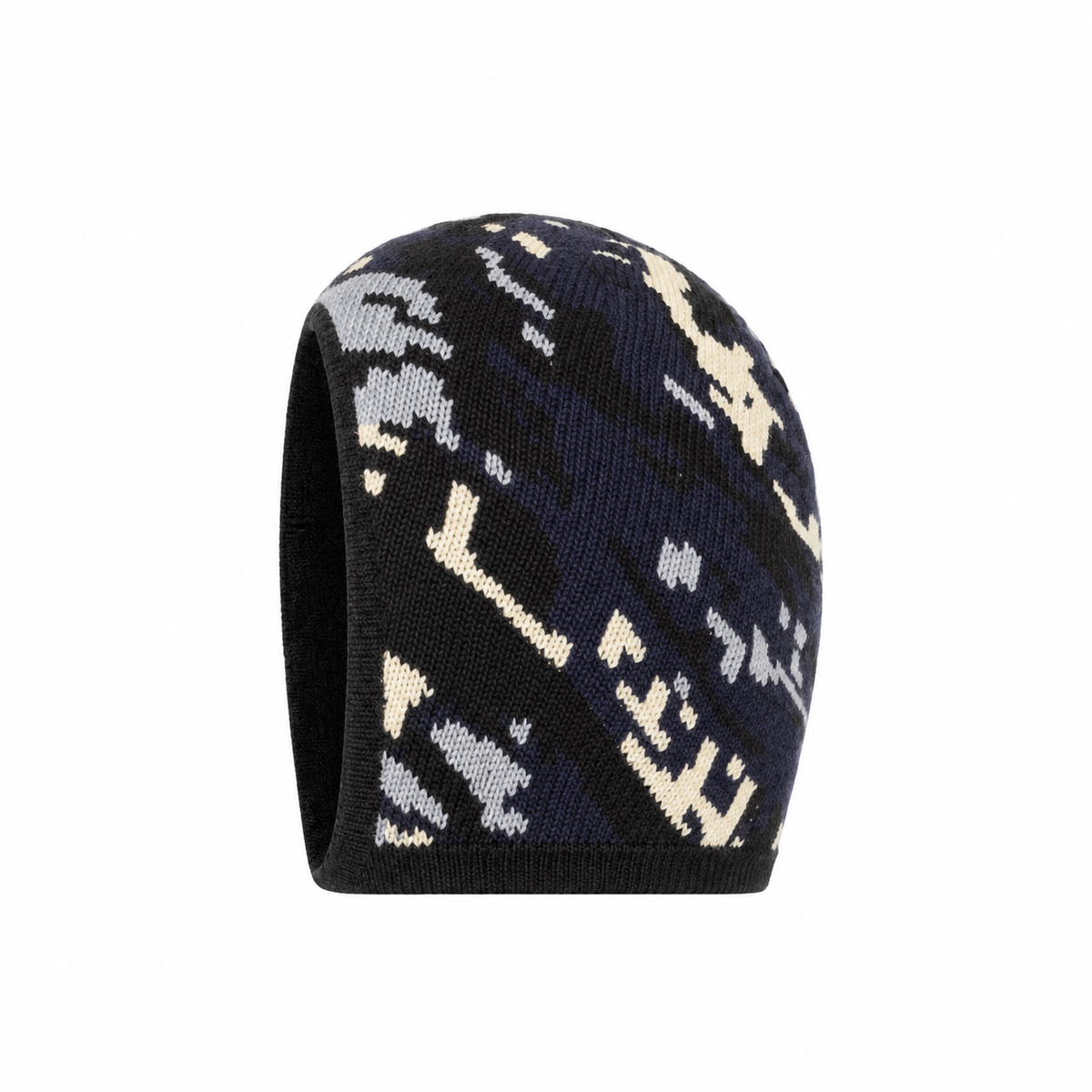 Bonnet neige bleu – profil gauche
