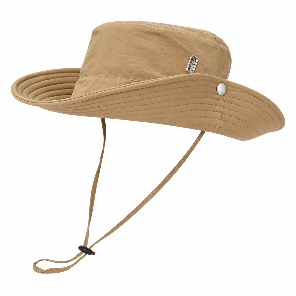 Chapeau australien anti-UV kaki – profil
