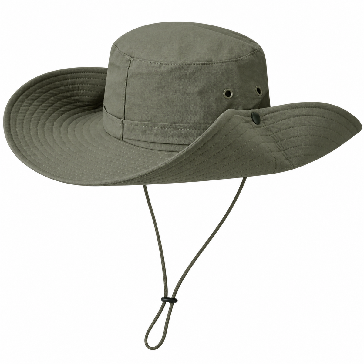 Chapeau tissu homme vert – packshot