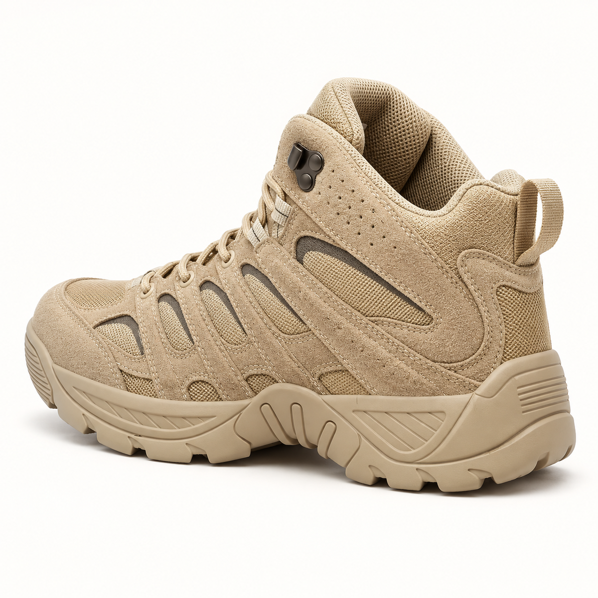 Chaussure randonnée avec amorti Tan – vue arrière