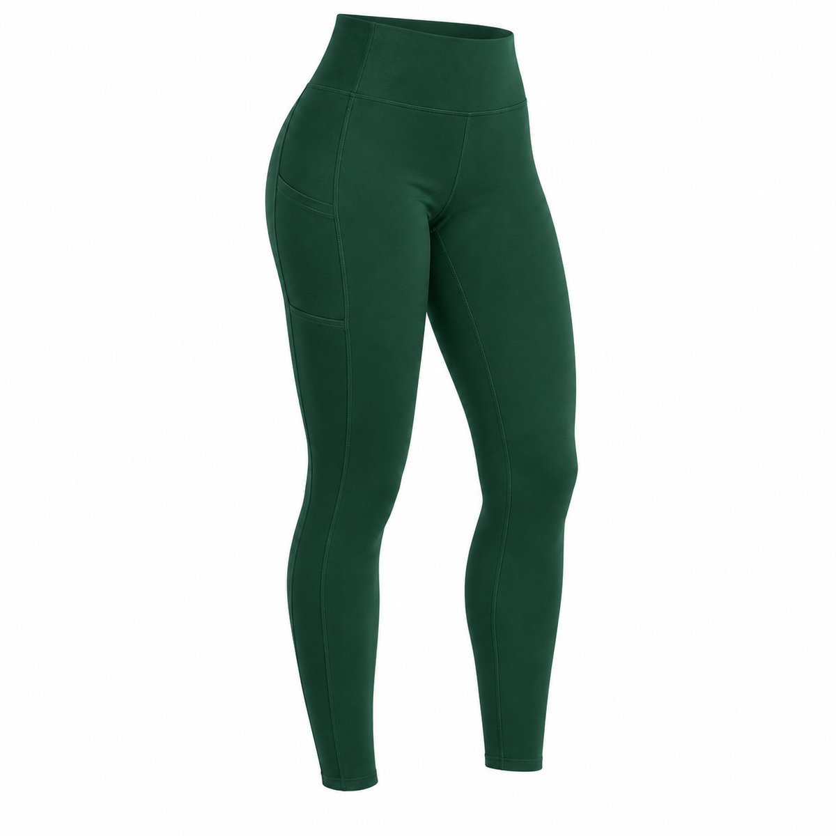 03 legging serre taille vert packshot