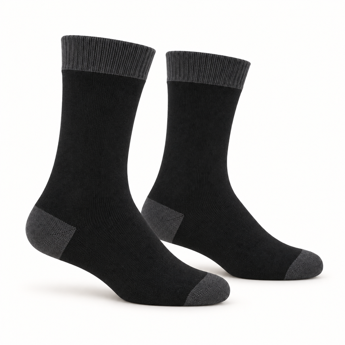 Chaussettes Randonnée Noires — Noir — Conversion Profil
