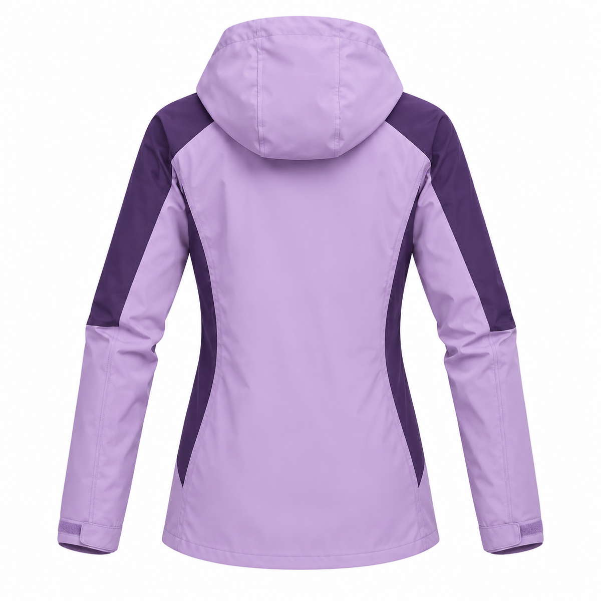 Veste coupe vent femme randonnée violette – vue du dos
