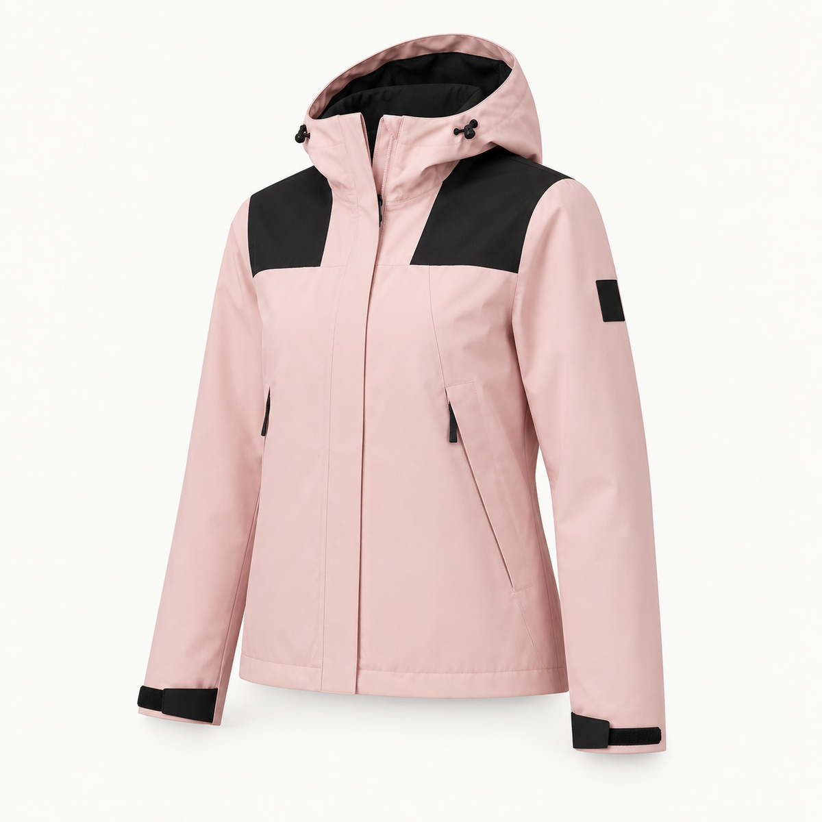 Veste de randonnée femme rose – vue trois-quarts