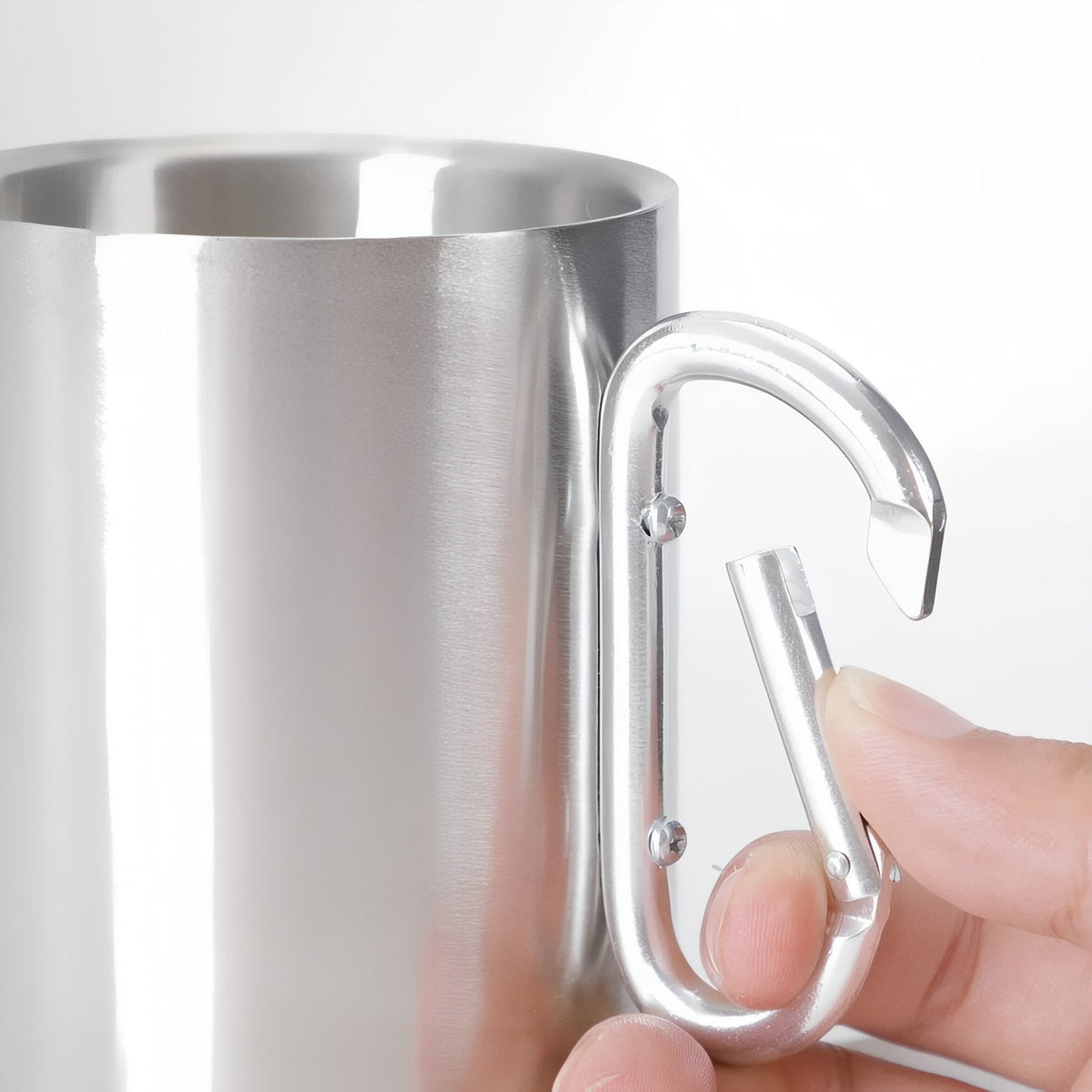 Tasse Inox Randonnée Mousqueton