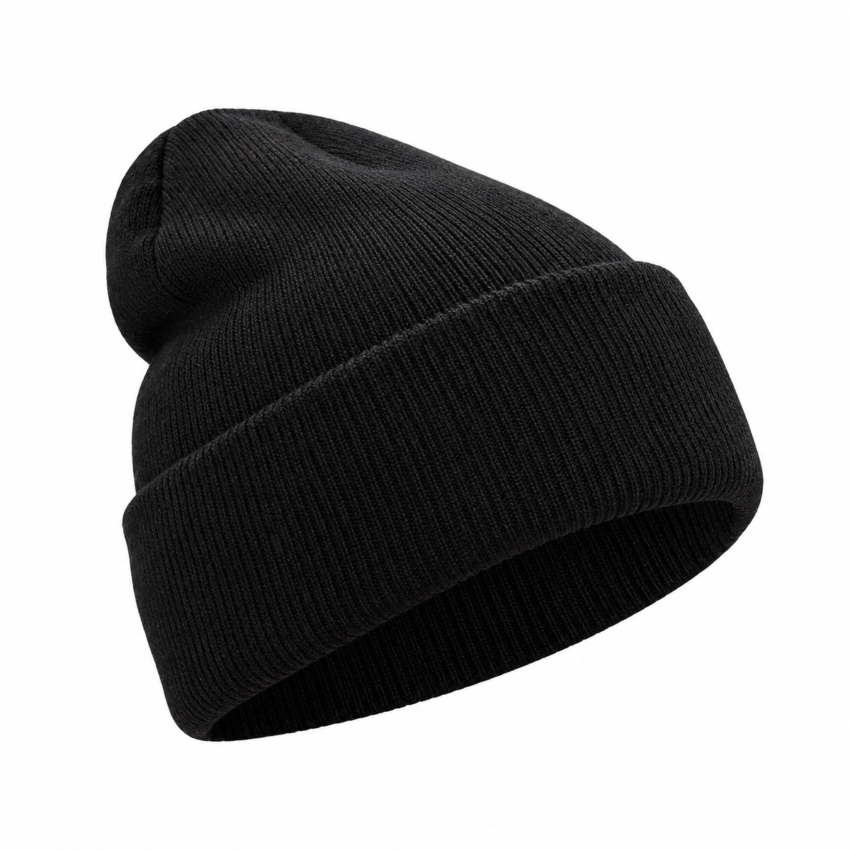 Bonnet chaud de randonnée noir – profil droit