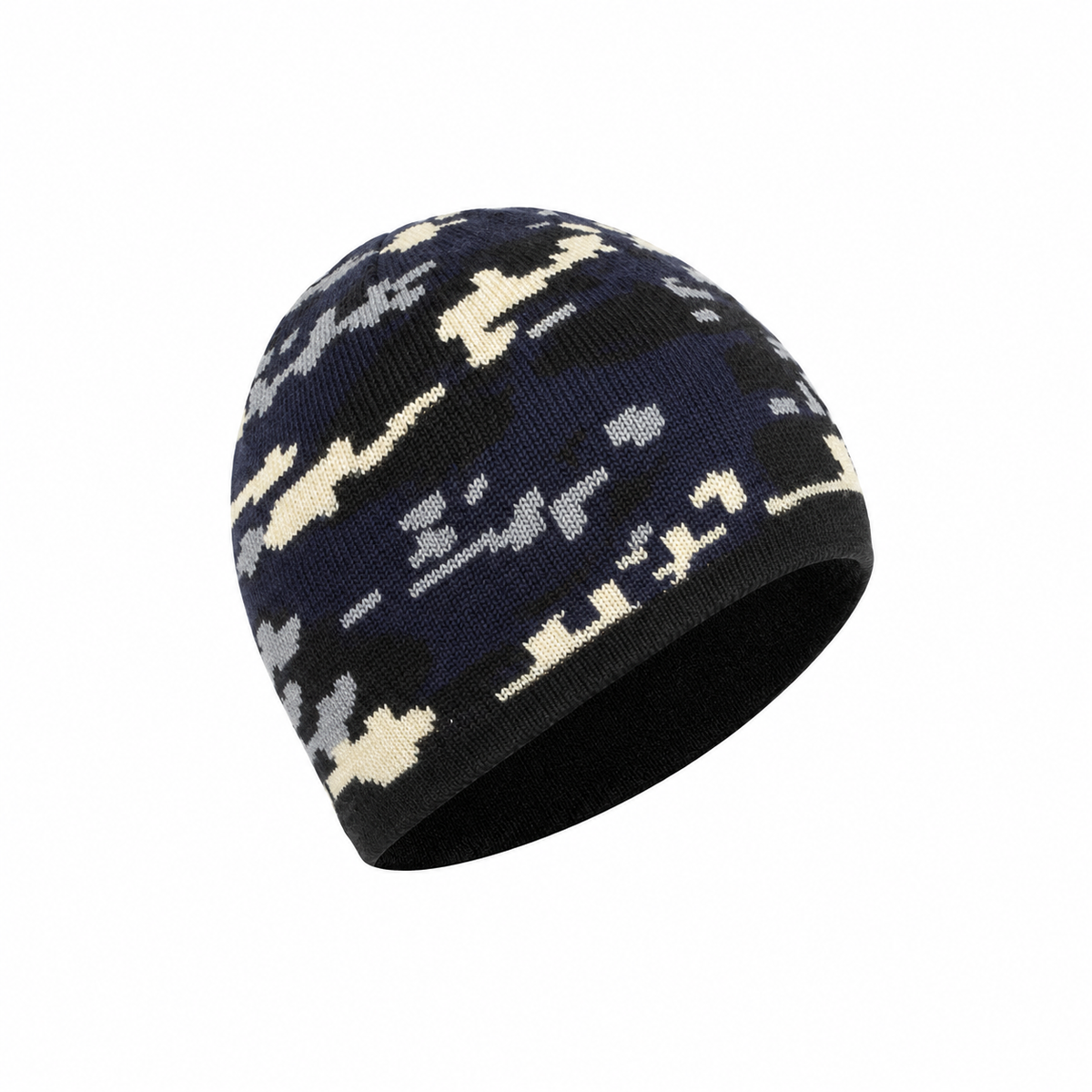 Bonnet neige bleu – profil droit